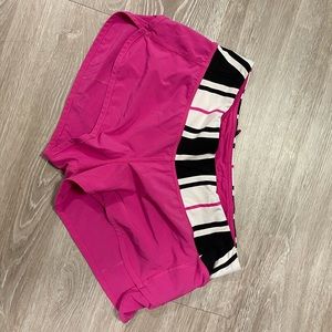 Lululemon speed short pink size 4